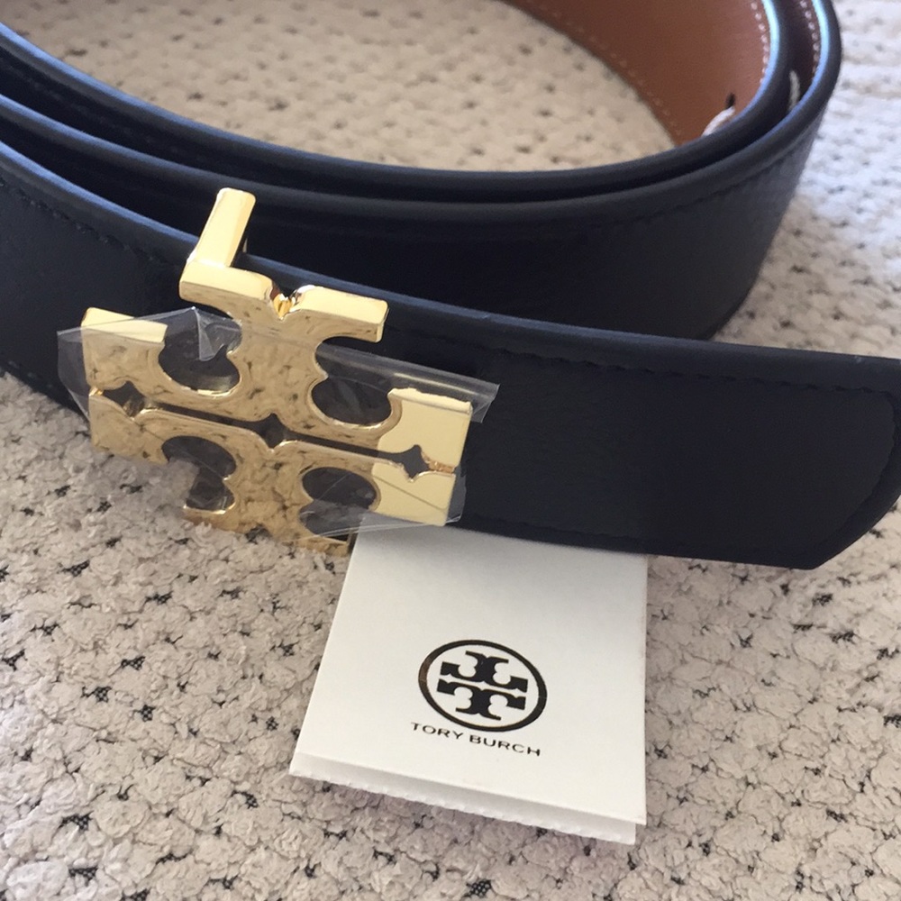NWT Tory Burch Reversible Logo Belt 1.5 inch - Picture 8 of 8